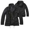 Parka BRANDIT "Brandit Damen Ladies M65 Standard Jacket" Gr. L, schwarz (black) Damen