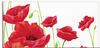 Artland Wandbild "Rote Mohnblumen I", Blumen, (1 St.)