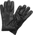 Lederhandschuhe JACK & JONES, Herren, Gr. S/M, schwarz, Ziegenleder, unifarben,
