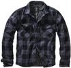 Anorak BRANDIT "Brandit Herren Lumberjacket", Herren, Gr. M, schwarz, grau, 100%