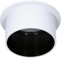PAULMANN LED Einbauleuchte "Gil", schwarz-wei&szlig; (wei&szlig;, schwarz), 1, &Oslash; 6,8cm, 1