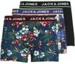 Jack & Jones Trunk "JACFLOWER mit Blumenprint und elastischem Bund" Packung, 3...