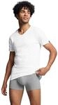 PUMA T-Shirt "PUMA BASIC 2P V-NECK TEE" 2er Pack, V-Ausschnitt, Kurzarm, elastisch,