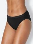 Jazz-Pants Slips SLOGGI, Damen, Gr. 44, 3 Stk., schwarz, 95% Baumwolle, 5% Elasthan,