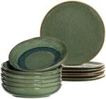 LEONARDO Geschirr-Set "Tafelservice Matera 12er Set" Ideal f&uuml;r den Alltag,