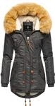 Navahoo Wintermantel "La Viva" hochwertiger Winterparka mit gro&szlig;em Kunstfell