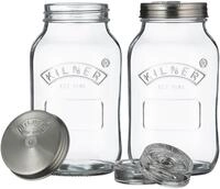 KILNER Aufbewahrungssystem (Fermentier-Set), zum Konservieren von Gem&uuml;se &aacute; 1 Liter