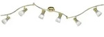 TRIO LEUCHTEN LED Deckenstrahler "Levisto", grau (messingfarben), 6, Leuchten, LED
