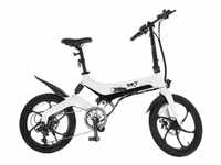 E-Bike SXT SCOOTERS "Velox MAX" E-Bikes Gr. 41 cm, 20 Zoll (50,80 cm), weiß
