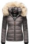 Marikoo Winterjacke "Lerikaa" mit Kapuze Winter Steppjacke mit abnehmbarem Kunstfell