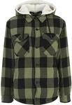 Anorak BRANDIT "Brandit Herren Lumberjacket Hooded", Herren, Gr. S, schwarz, olive,