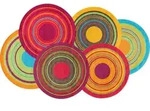 Teppich "Cosmic Colours" Gr. 42, bunt, B:110cm H:9mm L:175cm, Kunstfaser, WASH+DRY BY