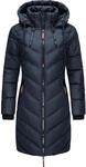 Marikoo Wintermantel "Armasa" modischer Damen Winter Steppmantel mit Kapuze