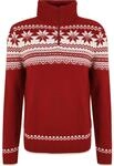 Troyer BRANDIT "Brandit Herren Troyer Norweger", Herren, Gr. XL, rot, 100% Polyacryl,