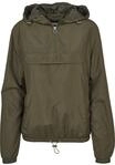 Langmantel URBAN CLASSICS "Urban Classics Damen Ladies Basic Pull Over Jacket",