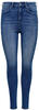 Ankle-Jeans ONLY "ONLMILA HW SK ANK BB DO748" Gr. 28, Länge 30, blau (medium...