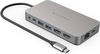 HYPER Adapter "Dual 4K HDMI 10-in-1 USB-C Hub for M1 MacBook" grau Adapter