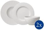 Villeroy & Boch Geschirr-Set "Starter-Set Manufacture Rock wei&szlig;"