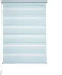 Doppelrollo LIEDECO "Klemmfix-Duo-Rollo" Gr. 10, blau (pastellblau), B:80cm H:210cm,