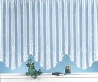 Weckbrodt Gardine "Alina" Kr&auml;uselband 1 Stk. tlg. Bogenstore, Jacquard,