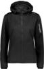 Softshelljacke CMP Gr. 42, schwarz (nero) Damen Jacken Sportjacken