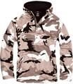 Brandit Anorak "Brandit Herren Fleece Pull Over Windbreaker" 1 Stk. tlg. mit Kapuze
