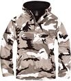 Anorak BRANDIT "Brandit Herren Fleece Pull Over Windbreaker", Herren, Gr. 5XL,
