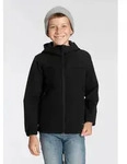 Softshelljacke ICEPEAK "ICEPEAK KONAN JR", Jungen, Gr. 152, schwarz, Softshell,