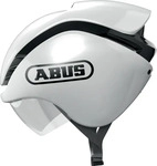 ABUS Rennradhelm "GAMECHANGER Tri shiny black" shiny wei&szlig;