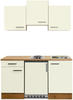 E (A bis G) Küchenzeile FLEX-WELL "Vintea" Komplettküchen-Sets Gr. B/T: 150,5 cm x