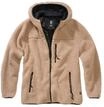 Allwetterjacke BRANDIT "Brandit Damen Ladies Teddyfleecejacket", Damen, Gr. XL, beige