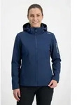 Softshelljacke CMP "WOMAN JACKET ZIP HOOD", Damen, Gr. 44, blau, Obermaterial: 96%
