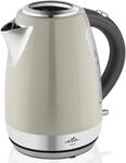 eta Wasserkocher "ELA ETA859890070" 1,7 l 2100 W in Beige aus Edelstahl