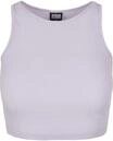 URBAN CLASSICS Muskelshirt "Urban Classics Damen Ladies Cropped Rib Top" 1 Stk.