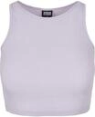 Muskelshirt URBAN CLASSICS "Urban Classics Damen Ladies Cropped Rib Top", Damen, Gr.
