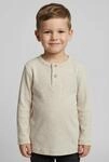 Name It Langarmshirt "NMMKAB LS TOP NOOS" Im Henley-Stil - mit kurzer...