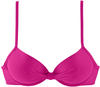 Bügel-Bikini-Top S.OLIVER "Spain" Gr. 34, Cup D, pink Damen Bikini-Oberteile Ocean