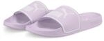 Badesandale PUMA "LEADCAT 20 BX" Gr. 38, lila (lavender fog, puma wei&szlig;), Schuhe,