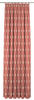 Vorhang WIRTH "Crayon" Gardinen Gr. 120 cm, Kräuselband, 65 cm, rot...