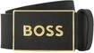 BOSS Lederg&uuml;rtel "Boss Icon-S1 Sz40" mit BOSS-Logo-Pr&auml;gung auf der Koppelschlie&szlig;e