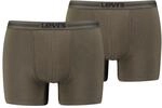 Boxershorts LEVI'S "LEVIS MEN TENCEL BOXER BRIEF 2P", Herren, Gr. XL, 2 Stk., gr&uuml;n