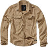 Langarmhemd BRANDIT "Brandit Herren Vintage Shirt" Gr. XL, US-Größen, braun...