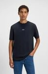 T-Shirt BOSS ORANGE "TChup Relaxed Fit", Herren, Gr. M, blau (dunkelblau 404), Single