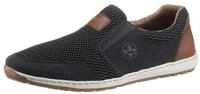 Rieker Slipper Sommerschuh, Schlupfschuh, Freizeitschuh mit kontrastfarbenen
