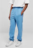 Stoffhose URBAN CLASSICS "Urban Classics Herren Sweatpants" Gr. L, US-Größen, blau