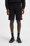 HUGO Sweatshorts "Diz" Regular Fit, elastischer Bund mit Kordel, HUGO Red Weblabel