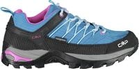 Wanderschuh CMP "Wmns Rigel Low Waterproof", Damen, Gr. 36, blau (aquablau, pink),
