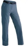 Outdoorhose MAIER SPORTS "Nata 2", Damen, Gr. 46, Normalgr&ouml;&szlig;en, blau (jeansblau),
