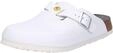 Pantolette BIRKENSTOCK "Boston ESD", Damen, Gr. 40, wei&szlig;, Obermaterial: 100%