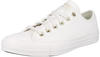 Sneaker CONVERSE "CHUCK TAYLOR ALL STAR MONO WHITE" Gr. 38, weiß (vintage...